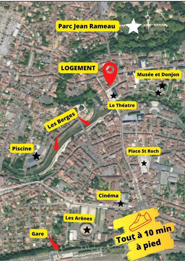 Apartament Le Wlerick 1 - Hyper Centre - Au Calme - Wifi Mont-de-Marsan Zewnętrze zdjęcie